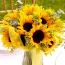 sunflowers centerpiece
