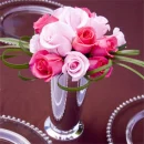 silver urn centerpiece