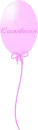 Candace pink ballon