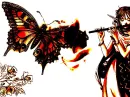ELF & FLUTE WITH BUTTERFLY RED