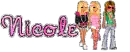 Glitter Text- Nicole