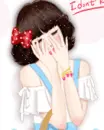 girl hiding her tears