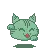 kitty happy(green)
