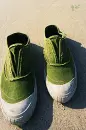 green shoes