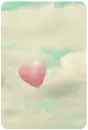 heart balloon in the sky