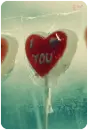 i love you heart lollipop