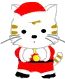 Santa kitty