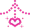 pink diamond heart divider