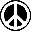 peace and sign