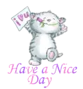 Animated Kitty - Have a Nice Day