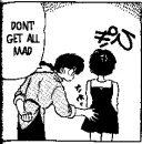 Ranma Grabbing Akane butt