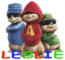 Hooded Alvin & the Chpimunks/Leslie