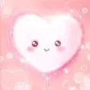 cute heart balloon