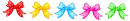 DIFFERENT COLOR BOWS