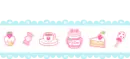 KAWAII YUMMY TREATS BORDER