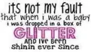 glitter quote