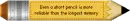 Even a short pencil...