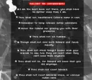 Twilight Ten commandments
