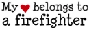 my heart belongs to a firefighter