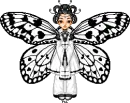 Black and White Fairy