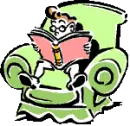 girl reading in chair