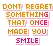 regret