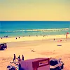 The beach