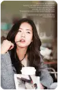girl drinking coffee