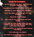 Twilight Ten commandments