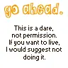 go ahead
