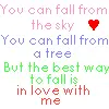 You Can Fall