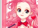 CUTE KAWAII HEART GIRL