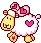 PINK LOVE HEART SHEEP