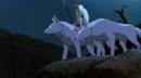 wolf girl with wolfs