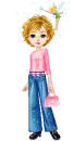 Short Hair Girl +TinkerBell