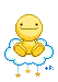 smiley smile on the cloud