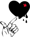 Hand gun heart