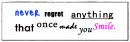 Never Regret