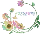 Cheyenne and Flowers with Alternating Colors