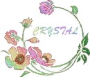 Crystal and Flowers with Alternating Colors