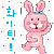 pink bunny