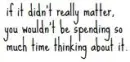 Don't matter