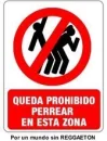 no perrear en esta zona