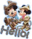 Mickey & Minnie - hello