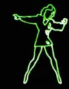 girl animated dance