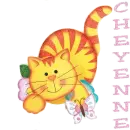 Cat and Butterfly with Cheyenne
