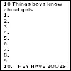boobs..