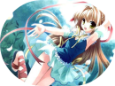 cute rounded border girl
