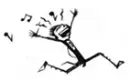 Jonny the homosidal maniac person leaping