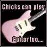 Girls can play guitar too